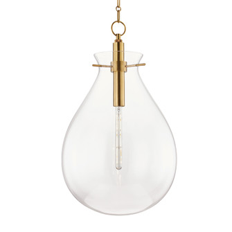 Ivy LED Pendant in Aged Brass (70|BKO103AGB)