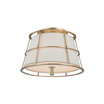 Savona Two Light Semi Flush Mount in Aged Brass (70|9814AGB)