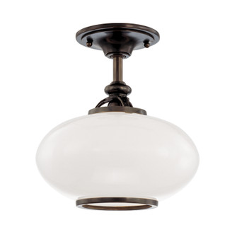 Canton One Light Semi Flush Mount in Old Bronze (70|9812FOB)