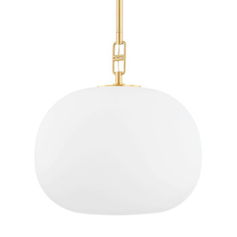 Ingels One Light Pendant in Aged Brass (70|9726AGB)