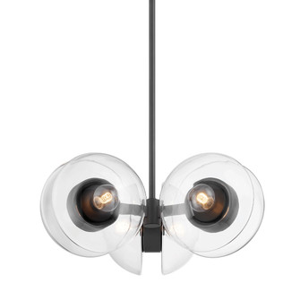 Kert Six Light Chandelier in Black Brass (70|9427BBR)