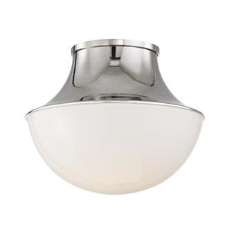 Lettie One Light Flush Mount in Polished Nickel (70|9411PN)