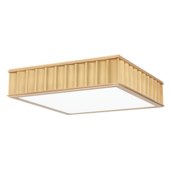 Middlebury Three Light Flush Mount in Aged Brass (70|932AGB)