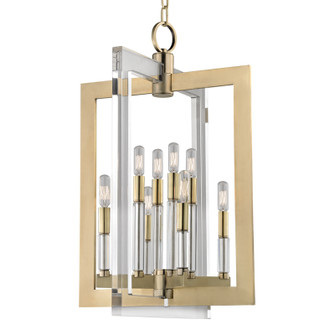 Wellington Eight Light Pendant in Aged Brass (70|9317AGB)