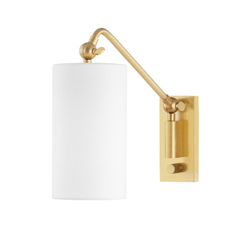 Wayne One Light Wall Sconce in Aged Brass (70|9301AGB)