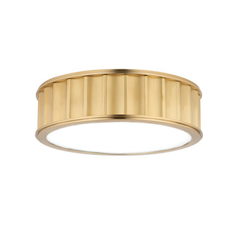 Middlebury Two Light Flush Mount in Aged Brass (70|911AGB)