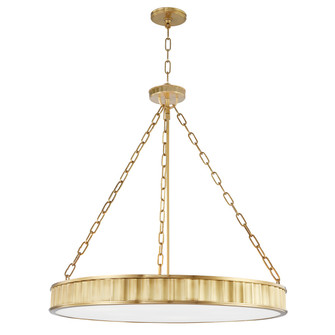Middlebury Eight Light Pendant in Aged Brass (70|903AGB) Middlebury Eight Light Pendant in Aged Brass (70|903AGB)