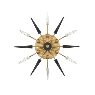 Sparta Six Light Wall Sconce in Aged Brass (70|9024AGB)