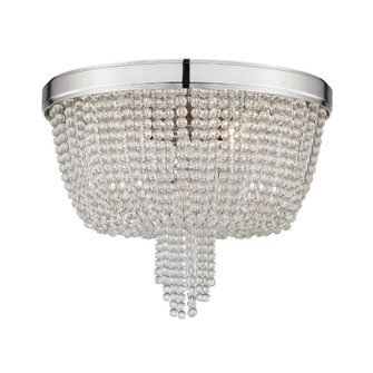 Royalton Four Light Flush Mount in Polished Nickel (70|9008PN)