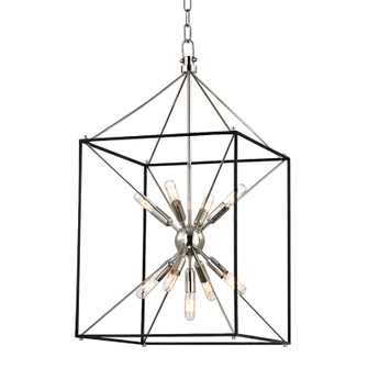 Glendale Nine Light Pendant in Polished Nickel (70|8916PN)