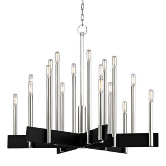 Abrams 18 Light Chandelier in Polished Nickel (70|8834PN)