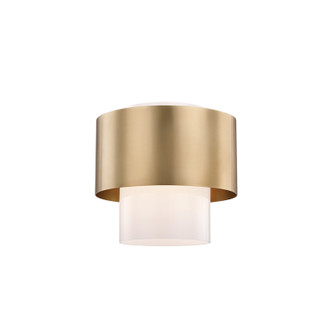 Corinth One Light Flush Mount in Aged Brass (70|8609AGB)