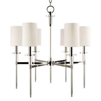 Amherst Six Light Chandelier in Polished Nickel (70|8516PN)