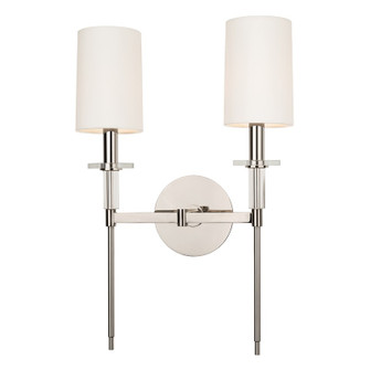 Amherst Two Light Wall Sconce in Polished Nickel (70|8512PN)