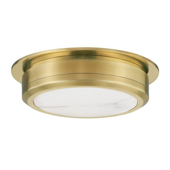 Greenport LED Flush Mount in Aged Brass (70|8014AGB)