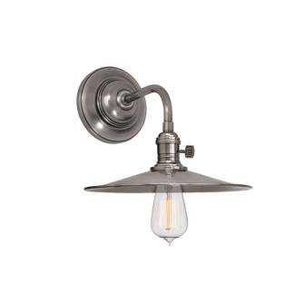Heirloom One Light Wall Sconce in Historic Nickel (70|8000HNMS1)