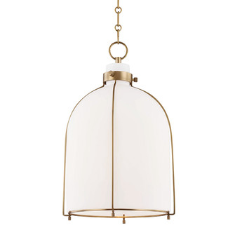 Eldridge One Light Pendant in Aged Brass (70|7314AGB)