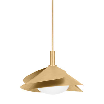 Brookhaven One Light Pendant in Vintage Gold Leaf (70|7208VGL)