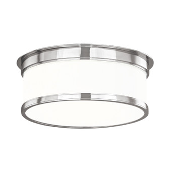 Geneva Two Light Flush Mount in Polished Nickel (70|712PN)