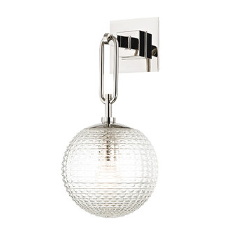 Jewett One Light Wall Sconce in Polished Nickel (70|7101PN)