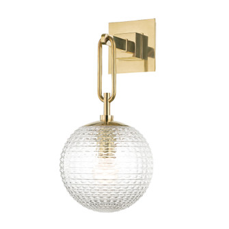 Jewett One Light Wall Sconce in Aged Brass (70|7101AGB)