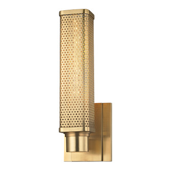 Gibbs One Light Wall Sconce in Aged Brass (70|7031AGB)