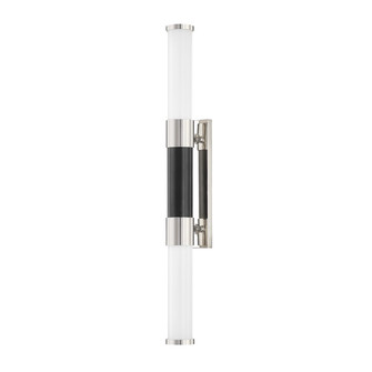 Huntington LED Wall Sconce in Polished Nickel/Black (70|7004PNBK)