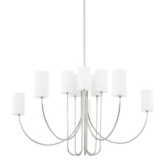 Harlem Ten Light Chandelier in Polished Nickel (70|6848PN)