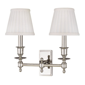 Ludlow Two Light Wall Sconce in Aged Brass (70|6802AGB)