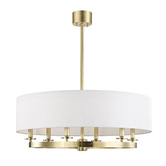 Durham Six Light Chandelier in Aged Brass (70|6530AGB)