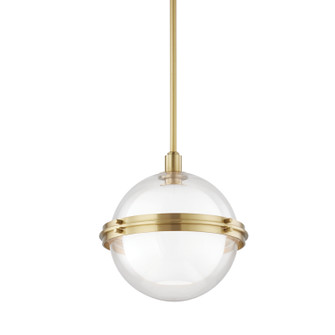 Northport One Light Pendant in Aged Brass (70|6514AGB)