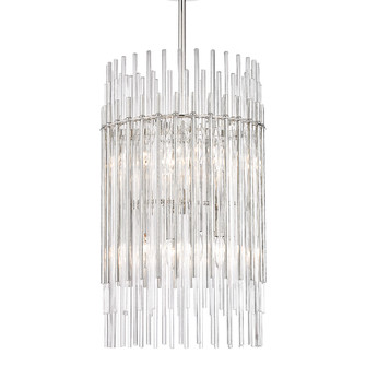 Wallis Eight Light Pendant in Polished Nickel (70|6315PN)