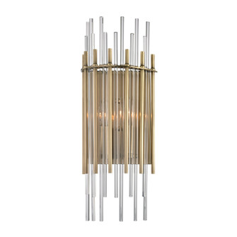 Wallis Two Light Wall Sconce in Aged Brass (70|6300AGB)