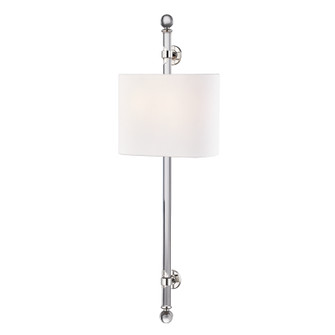 Wertham Two Light Wall Sconce in Polished Nickel (70|6122PN)