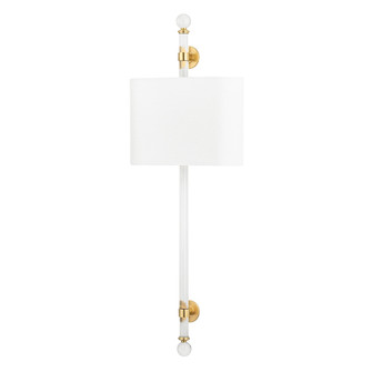 Wertham Two Light Wall Sconce in Aged Brass (70|6122AGB)