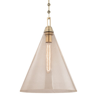 Newbury One Light Pendant in Aged Brass (70|6014AGB)