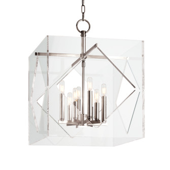 Travis Eight Light Pendant in Polished Nickel (70|5920PN)