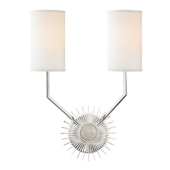 Borland Two Light Wall Sconce in Polished Nickel (70|5512PN)