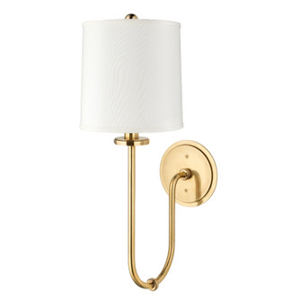 Jericho One Light Wall Sconce in Aged Brass (70|511AGB)