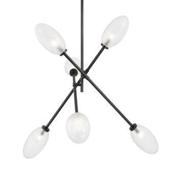 Alberton Six Light Chandelier in Black Brass (70|5052BBR)