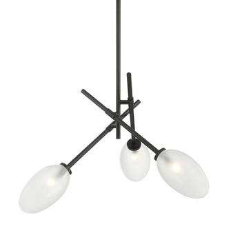 Alberton Three Light Chandelier in Black Brass (70|5031BBR)