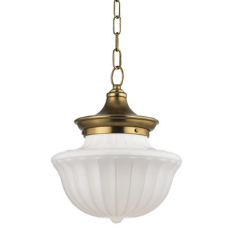 Dutchess One Light Pendant in Aged Brass (70|5012AGB)