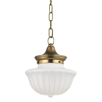 Dutchess One Light Pendant in Aged Brass (70|5009AGB)
