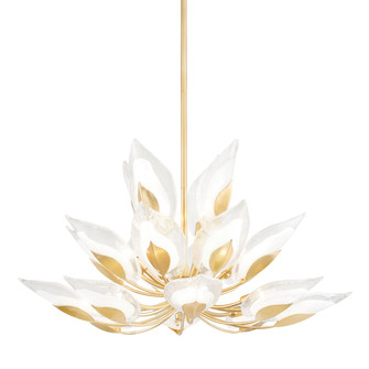 Blossom 20 Light Chandelier in Gold Leaf (70|4840GL)