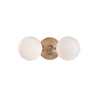 Fleming LED Bath Bracket in Aged Brass (70|4742AGB)