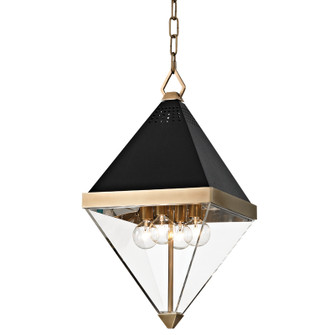 Coltrane Four Light Pendant in Aged Brass (70|4510AGB)