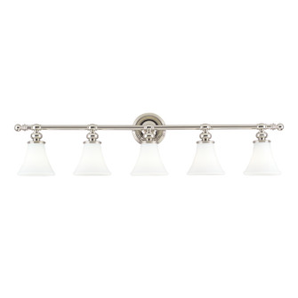 Weston Five Light Bath Bracket in Polished Nickel (70|4505PN)