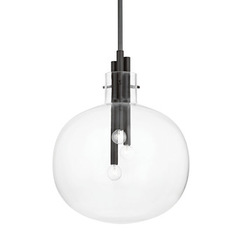 Hempstead Three Light Pendant in Black Brass (70|3918BBR)