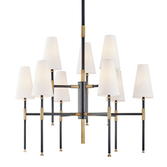 Bowery Nine Light Chandelier in Aged Old Bronze (70|3734AOB)