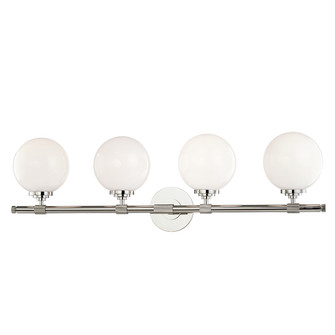 Bowery Four Light Bath Bracket in Polished Nickel (70|3704PN)